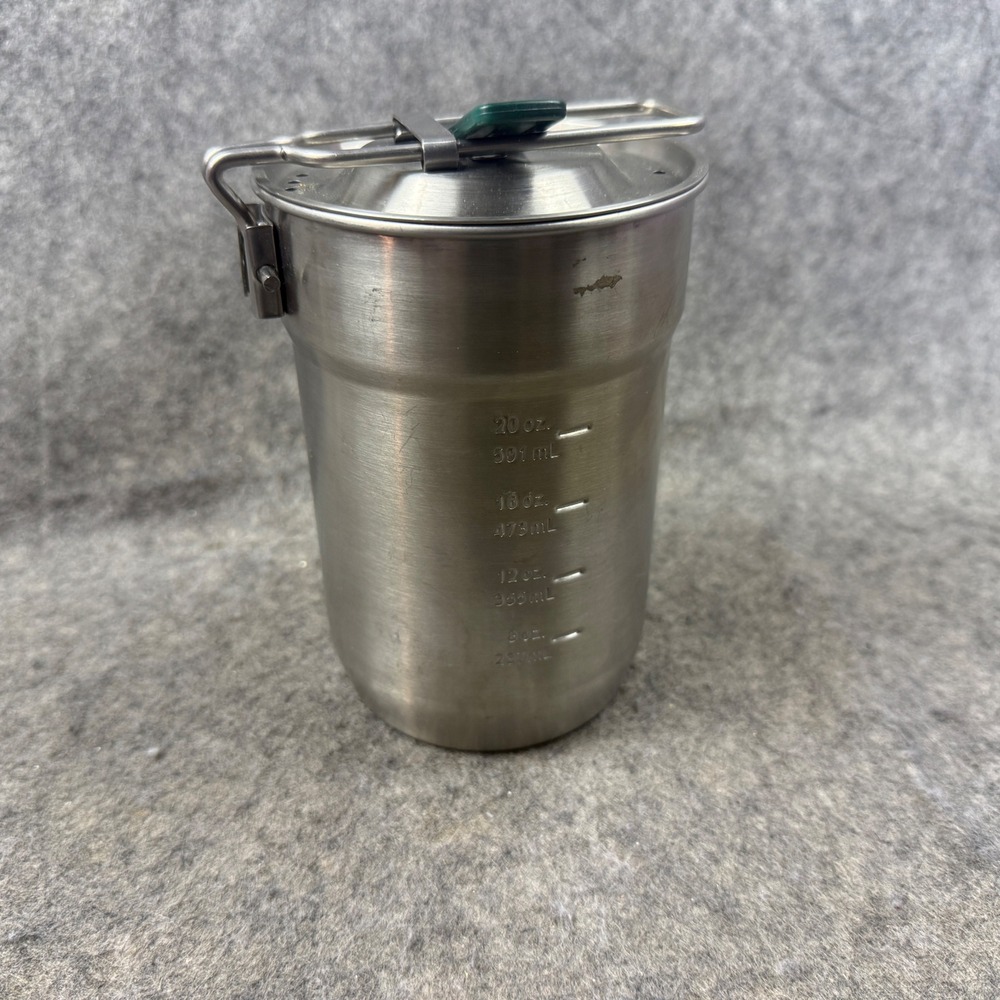 Stanley Adventure Camp Cook Set 24oz Stainless Steel Pot with Two 10oz Cups